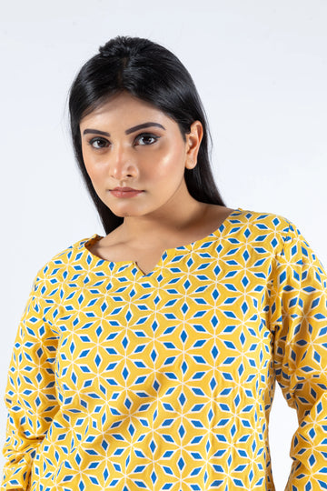 Printed Kurti Co-ord set.