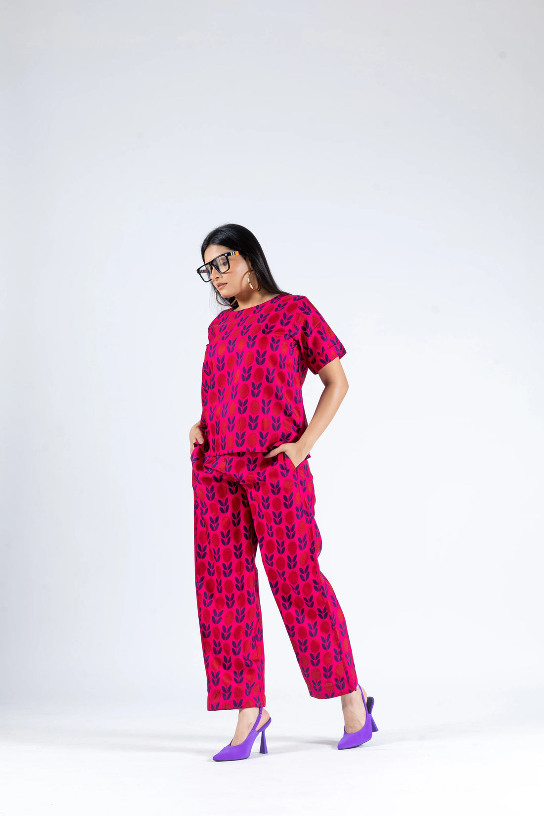 Floral Bud print Viscose Co-ord Set